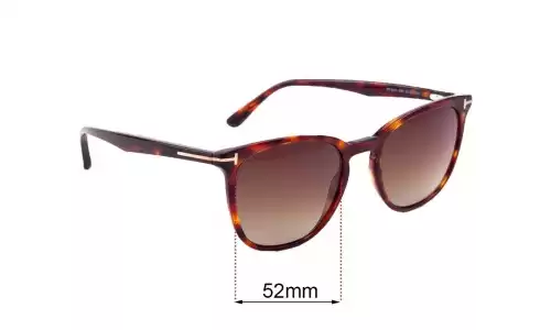 Sunglass Fix Lentes de Repuesto para Tom Ford TF5506 - 52mm Wide Sunglass Fix Lentes de Repuesto para Tom Ford TF5506 - 52mm Wide