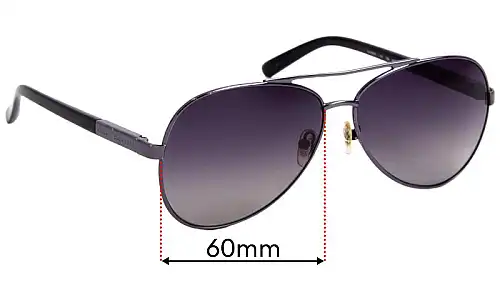 Sunglass Fix Lentes de Repuesto para Armani Exchange AX 201/S - 60mm Wide Sunglass Fix Lentes de Repuesto para Armani Exchange AX 201/S - 60mm Wide