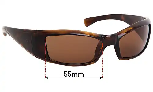 Sunglass Fix Lentes de Repuesto para Arnette Rage AN4025 - 55mm Wide Arnette Rage AN4025 Lentes de Repuesto 55mm wide