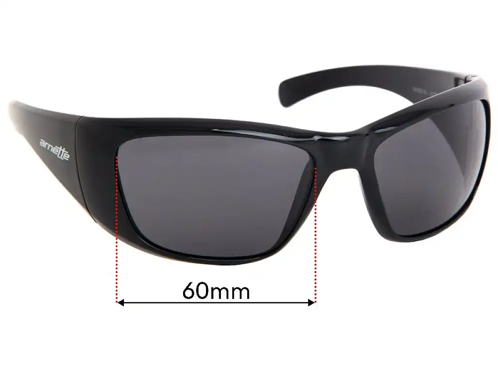 Sunglass Fix Lentes de Repuesto para Arnette Rage XXL AN4175 - 60mm Wide Sunglass Fix Lentes de Repuesto para Arnette Rage XXL AN4175 - 60mm Wide