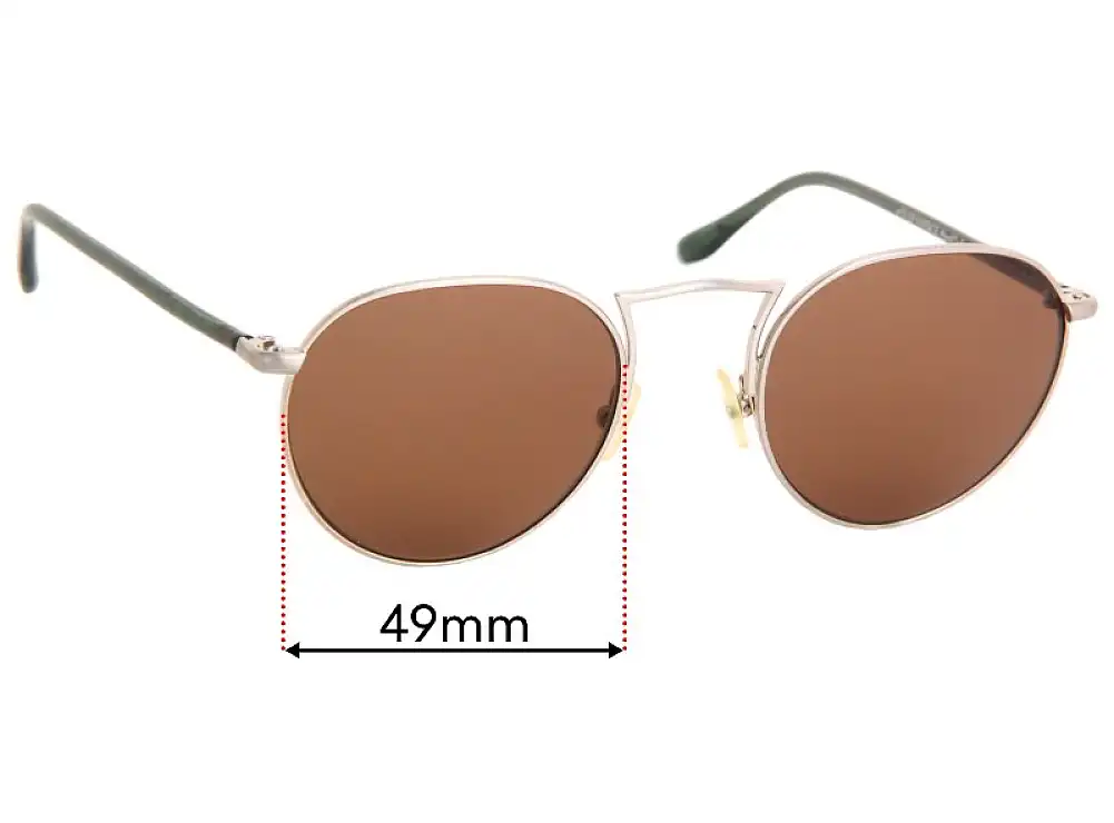 Sunglass Fix Lentes de Repuesto para Bailey Nelson Adler Vintage - 49mm Wide Sunglass Fix Lentes de Repuesto para Bailey Nelson Adler Vintage - 49mm Wide