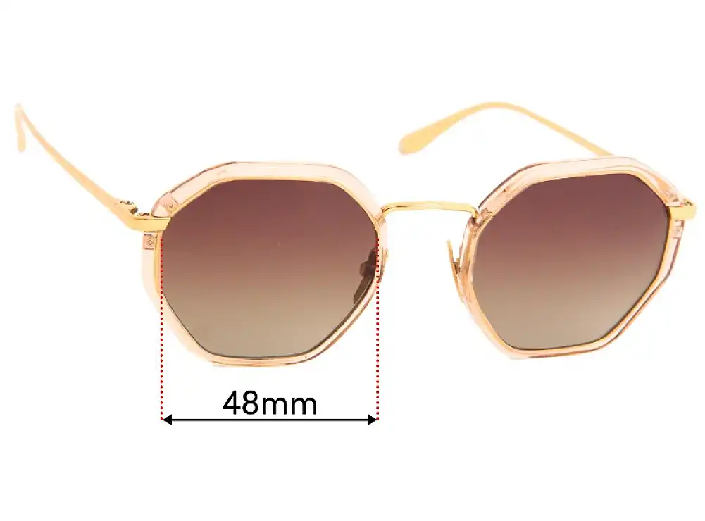 Sunglass Fix Lentes de Repuesto para Bailey Nelson Reba - 48mm Wide Sunglass Fix Lentes de Repuesto para Bailey Nelson Reba - 48mm Wide