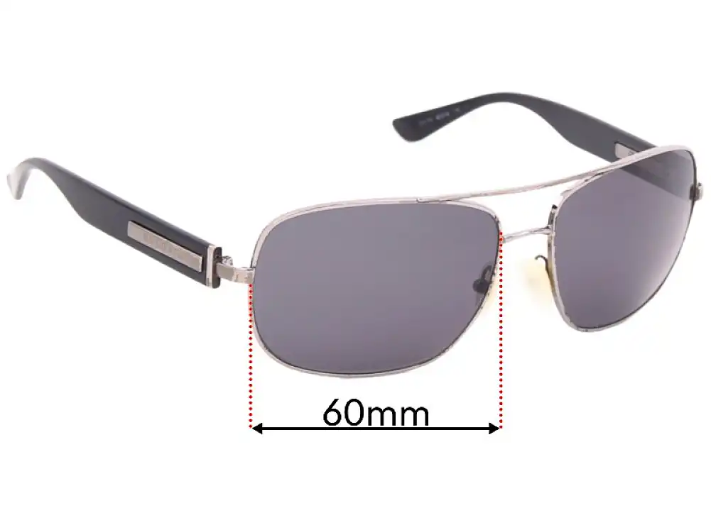 Sunglass Fix Lentes de Repuesto para Bvlgari 5017 - 60mm Wide Sunglass Fix Lentes de Repuesto para Bvlgari 5017 - 60mm Wide