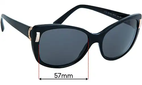 Sunglass Fix Lentes de Repuesto para Bvlgari 8170 - 57mm Wide Sunglass Fix Lentes de Repuesto para Bvlgari 8170 - 57mm Wide