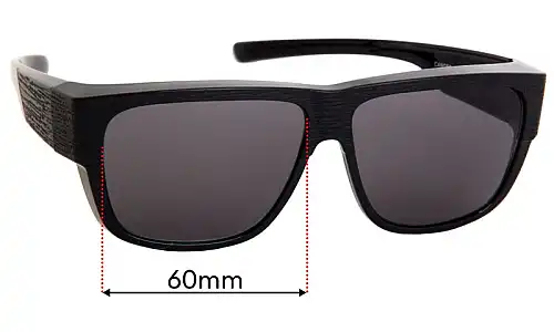 Sunglass Fix Lentes de Repuesto para Cancer Council Natone - 60mm Wide Sunglass Fix Lentes de Repuesto para Cancer Council Natone - 60mm Wide