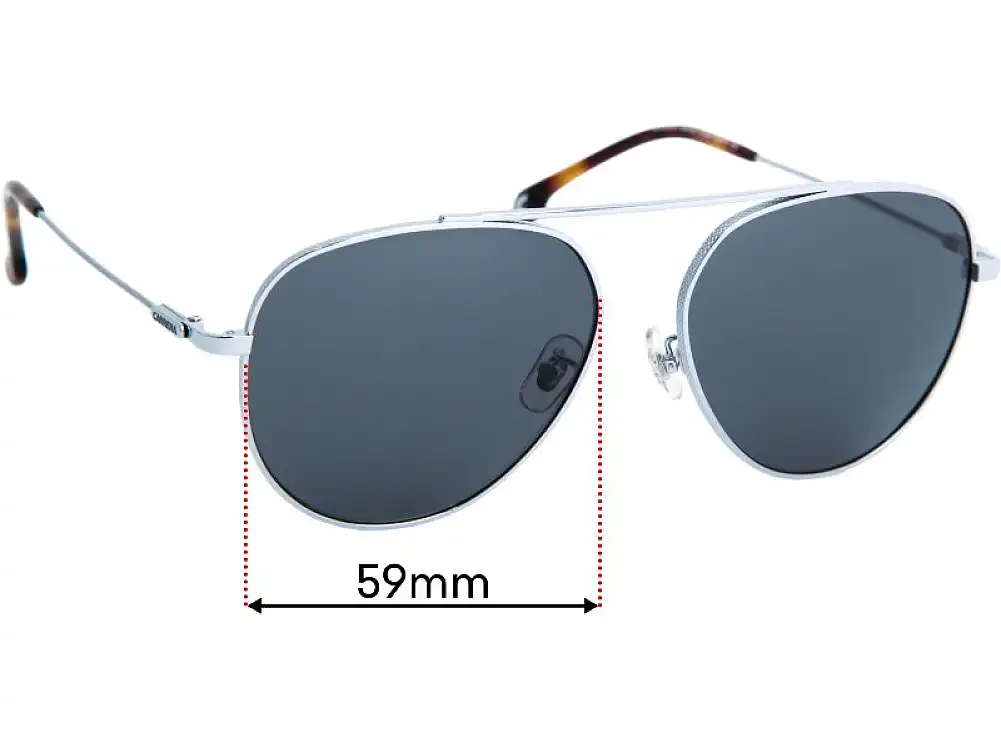 Sunglass Fix Lentes de Repuesto para Carrera 188/G/S - 59mm Wide Sunglass Fix Lentes de Repuesto para Carrera 188/G/S - 59mm Wide