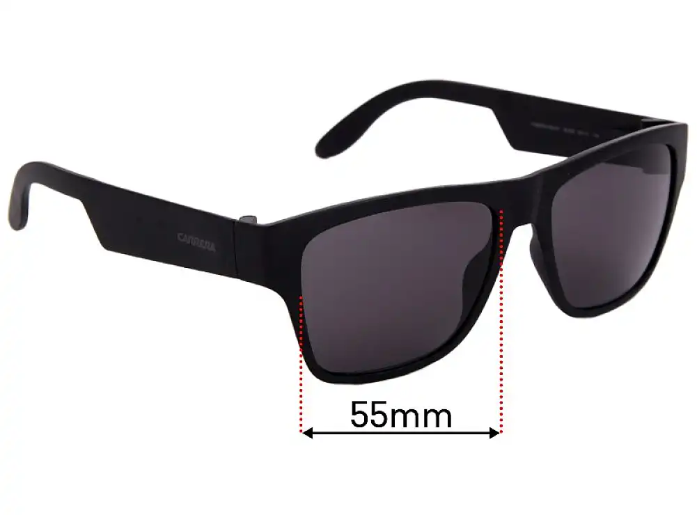 Sunglass Fix Lentes de Repuesto para Carrera 5002/ST - 55mm Wide Sunglass Fix Lentes de Repuesto para Carrera 5002/ST - 55mm Wide