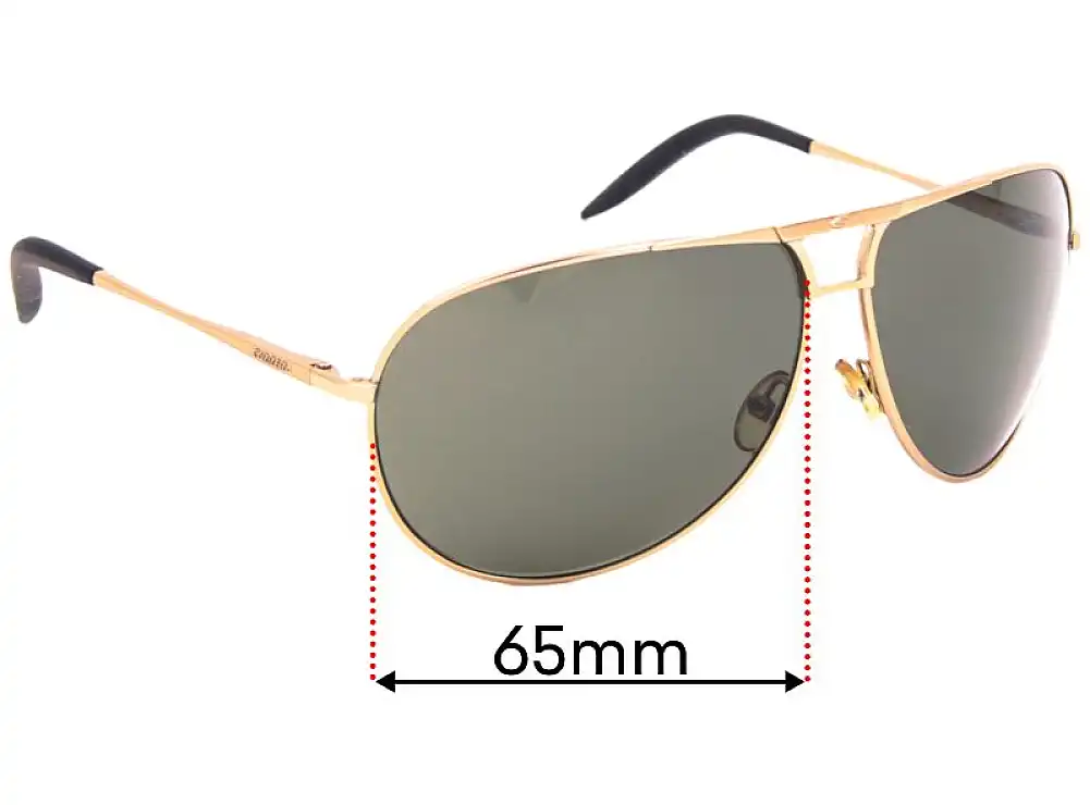 Sunglass Fix Lentes de Repuesto para Carrera Touring 1 - 65mm Wide Sunglass Fix Lentes de Repuesto para Carrera Touring 1 - 65mm Wide