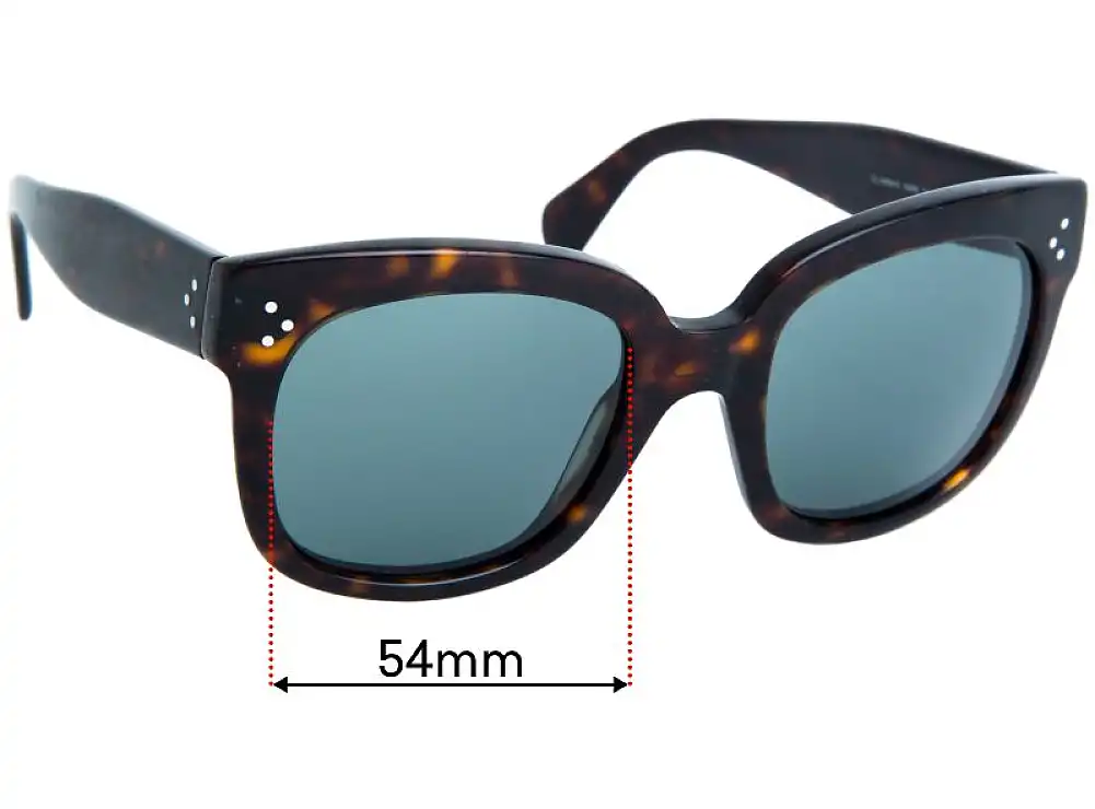 Sunglass Fix Lentes de Repuesto para Celine CL 41805/S - 54mm Wide Sunglass Fix Lentes de Repuesto para Celine CL 41805/S - 54mm Wide
