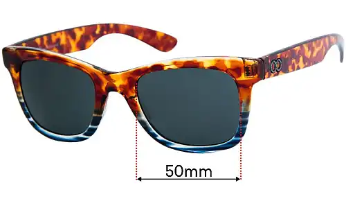 Sunglass Fix Lentes de Repuesto para Childe Cash - 50mm Wide Sunglass Fix Lentes de Repuesto para Childe Cash - 50mm Wide