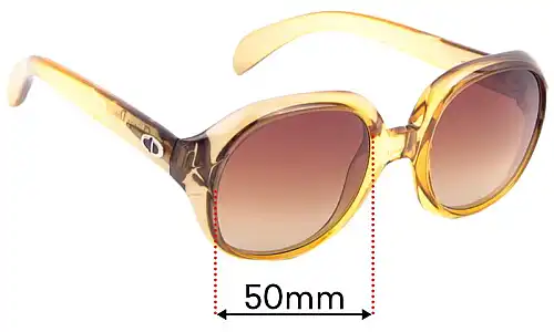 Sunglass Fix Lentes de Repuesto para Christian Dior 1207 - 50mm Wide Sunglass Fix Lentes de Repuesto para Christian Dior 1207 - 50mm Wide