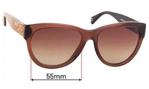 Sunglass Fix Lentes de Repuesto para Coach HC8045 Joelle - 55mm Wide Sunglass Fix Lentes de Repuesto para Coach HC8045 Joelle - 55mm Wide