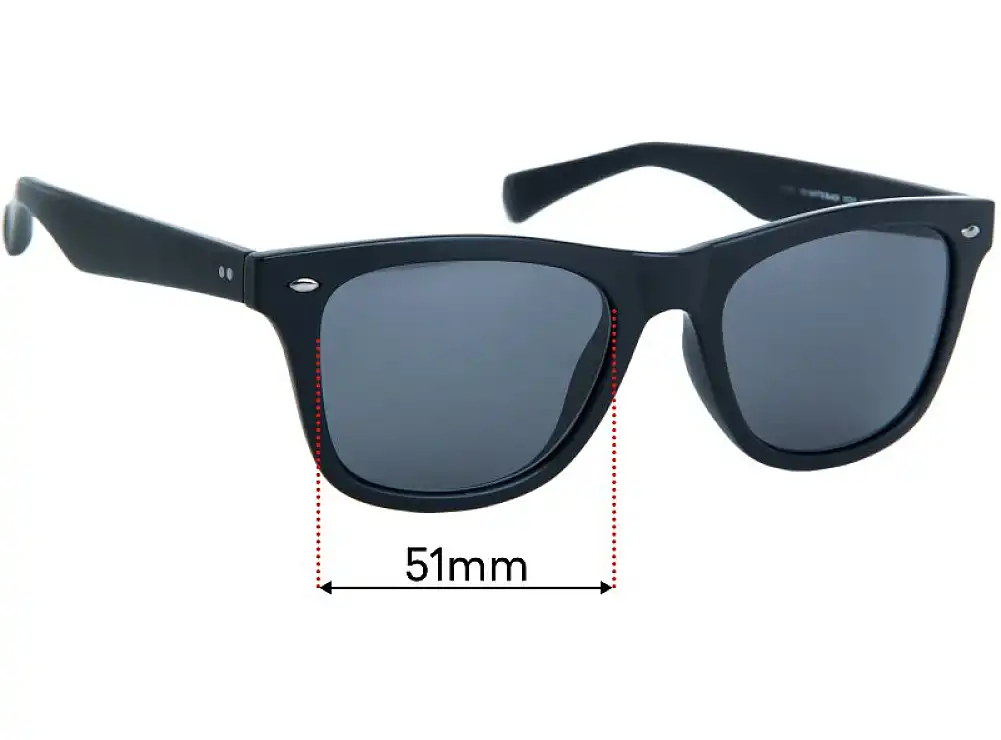 Sunglass Fix Lentes de Repuesto para Cole Haan CH6061 - 51mm Wide Sunglass Fix Lentes de Repuesto para Cole Haan CH6061 - 51mm Wide