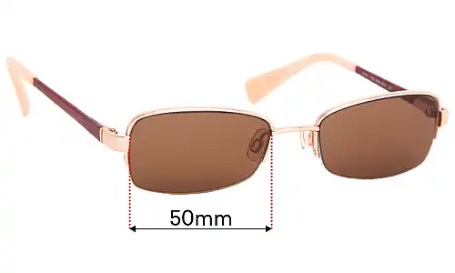 Sunglass Fix Lentes de Repuesto para Cole Haan CH5003 - 50mm Wide Cole Haan CH5003 Lentes de Repuesto 50mm wide