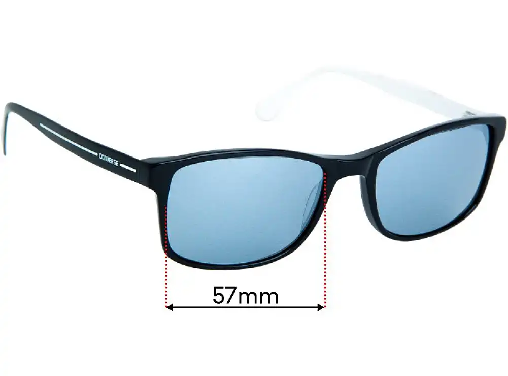 Sunglass Fix Lentes de Repuesto para Converse 42 - 57mm Wide Sunglass Fix Lentes de Repuesto para Converse 42 - 57mm Wide