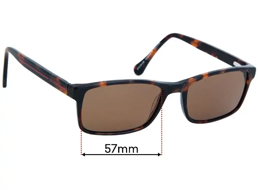 Sunglass Fix Lentes de Repuesto para Converse 44 - 57mm Wide Sunglass Fix Lentes de Repuesto para Converse 44 - 57mm Wide