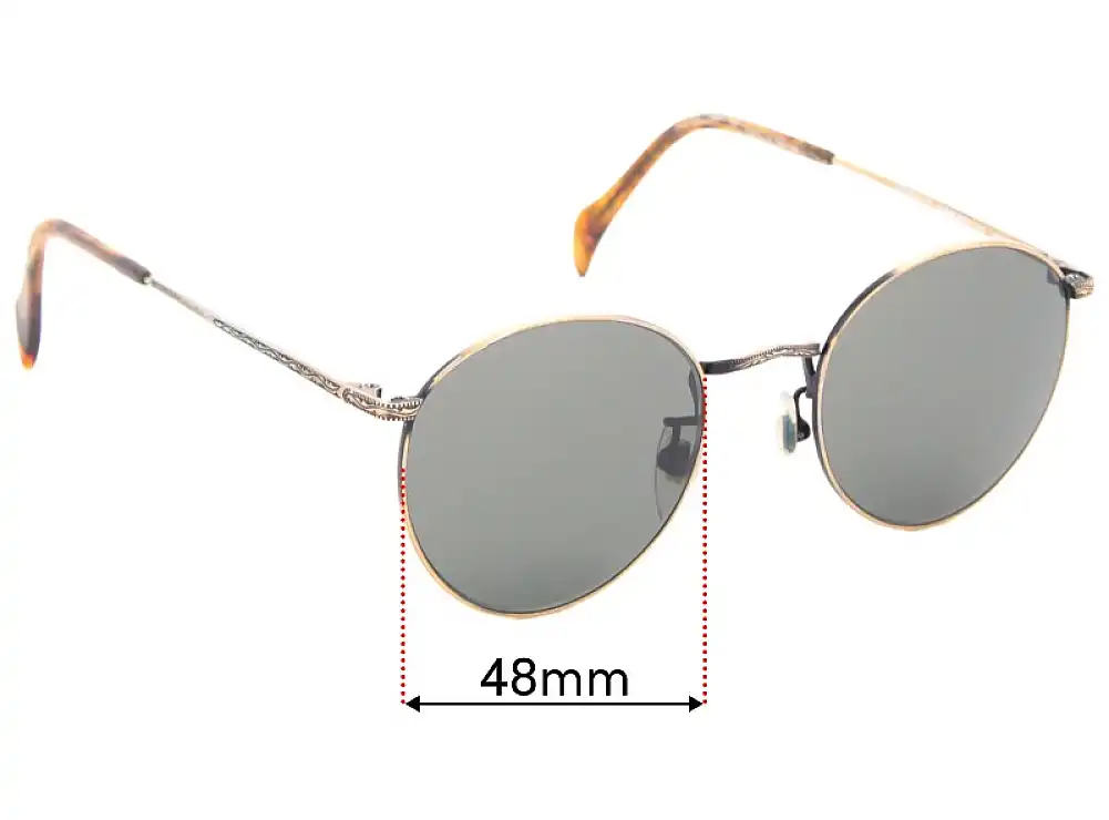 Sunglass Fix Lentes de Repuesto para Dakota Smith Santa Fe Vintage - 48mm Wide Sunglass Fix Lentes de Repuesto para Dakota Smith Santa Fe Vintage - 48mm Wide