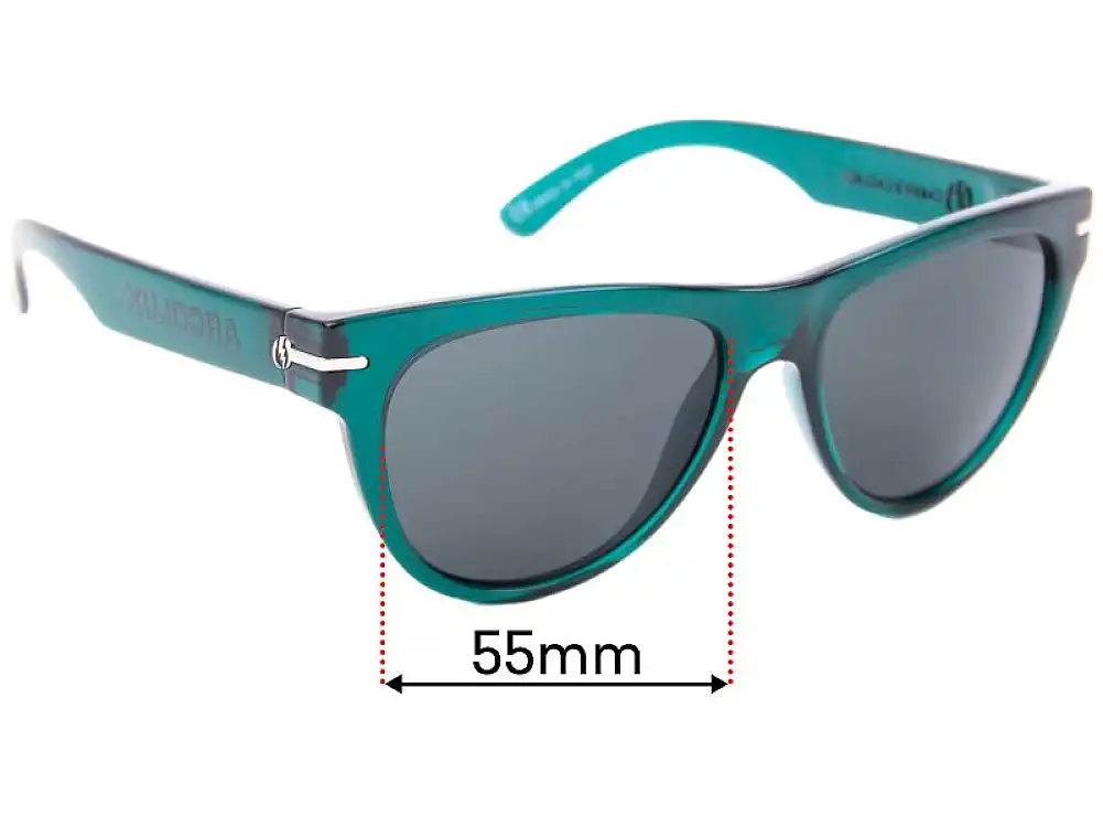 Sunglass Fix Lentes de Repuesto para Electric Arcolux - 55mm Wide Sunglass Fix Lentes de Repuesto para Electric Arcolux - 55mm Wide