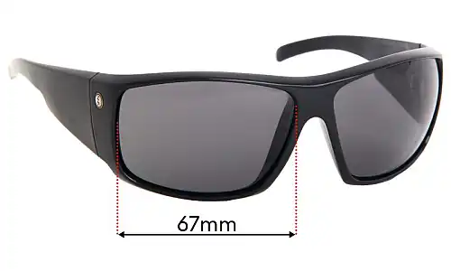 Sunglass Fix Lentes de Repuesto para Electric Backbone - 67mm Wide Electric Backbone Lentes de Repuesto 67mm wide