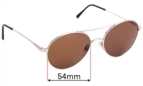 Sunglass Fix Lentes de Repuesto para Electric Huxley - 54mm Wide Sunglass Fix Lentes de Repuesto para Electric Huxley - 54mm Wide