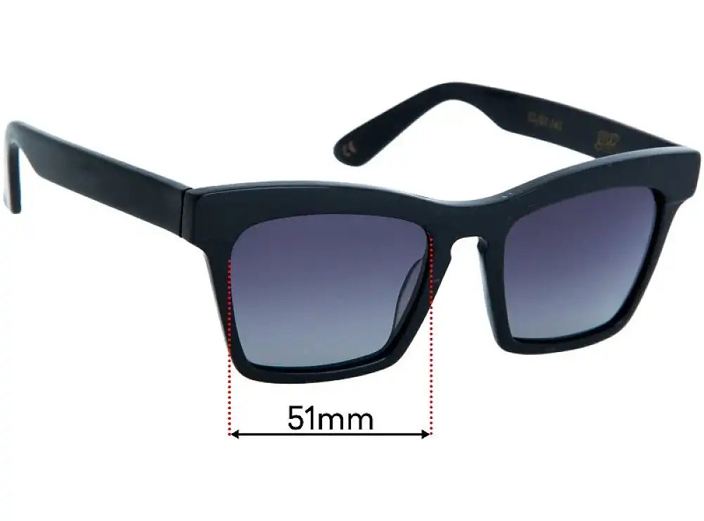 Sunglass Fix Lentes de Repuesto para Ellery Cremaster - 51mm Wide Sunglass Fix Lentes de Repuesto para Ellery Cremaster - 51mm Wide
