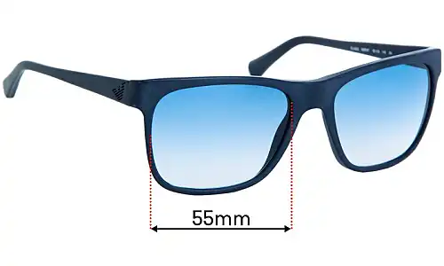 Sunglass Fix Lentes de Repuesto para Emporio Armani EA4002 - 55mm Wide Sunglass Fix Lentes de Repuesto para Emporio Armani EA4002 - 55mm Wide