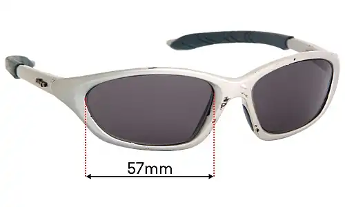 Sunglass Fix Lentes de Repuesto para Euro Ocean - 57mm Wide Euro Ocean Lentes de Repuesto 57mm wide