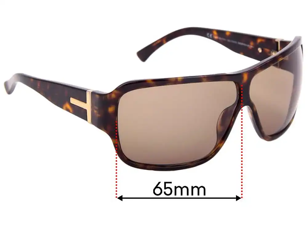 Sunglass Fix Lentes de Repuesto para Gucci GG1544/S - 65mm Wide Sunglass Fix Lentes de Repuesto para Gucci GG1544/S - 65mm Wide