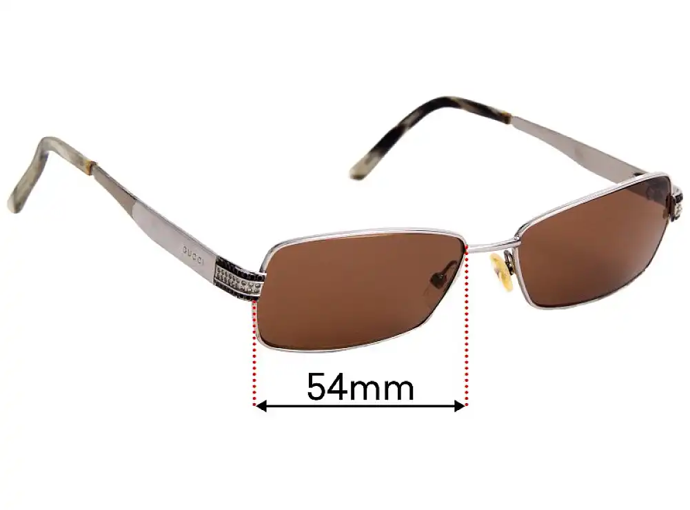 Sunglass Fix Lentes de Repuesto para Gucci GG2750 - 54mm Wide Sunglass Fix Lentes de Repuesto para Gucci GG2750 - 54mm Wide