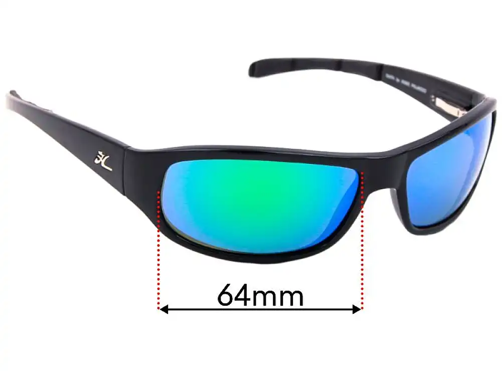 Sunglass Fix Lentes de Repuesto para Hobie Napa - 64mm Wide Sunglass Fix Lentes de Repuesto para Hobie Napa - 64mm Wide