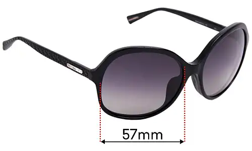 Sunglass Fix Lentes de Repuesto para Hugo Boss 0403/F/S - 57mm Wide Sunglass Fix Lentes de Repuesto para Hugo Boss 0403/F/S - 57mm Wide
