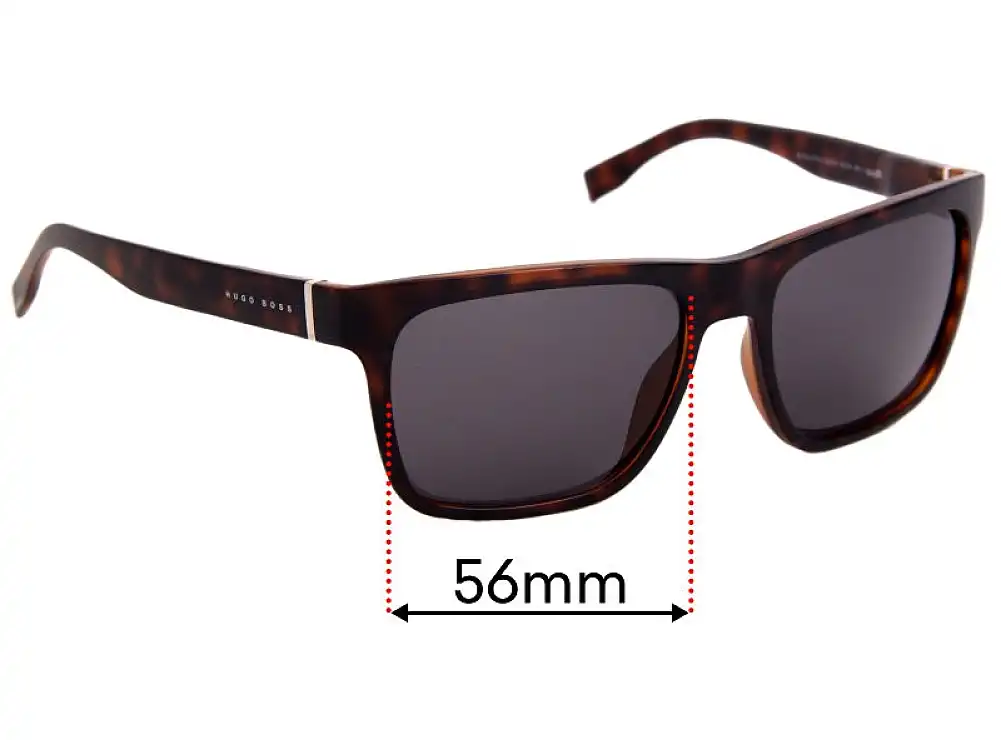 Sunglass Fix Lentes de Repuesto para Hugo Boss 0727/S - 56mm Wide Sunglass Fix Lentes de Repuesto para Hugo Boss 0727/S - 56mm Wide