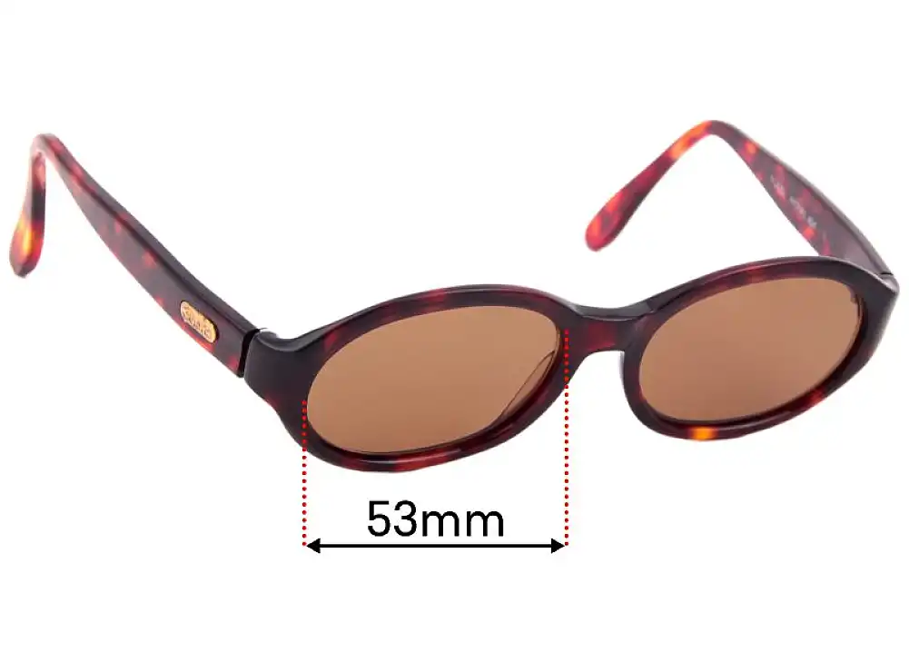 Sunglass Fix Lentes de Repuesto para Jonathan Sceats Moon Model 454 - 53mm Wide Sunglass Fix Lentes de Repuesto para Jonathan Sceats Moon Model 454 - 53mm Wide