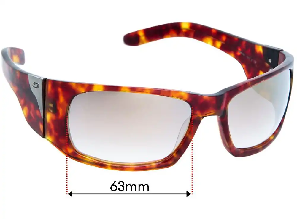Sunglass Fix Lentes de Repuesto para Julbo Shark - 63mm Wide Sunglass Fix Lentes de Repuesto para Julbo Shark - 63mm Wide