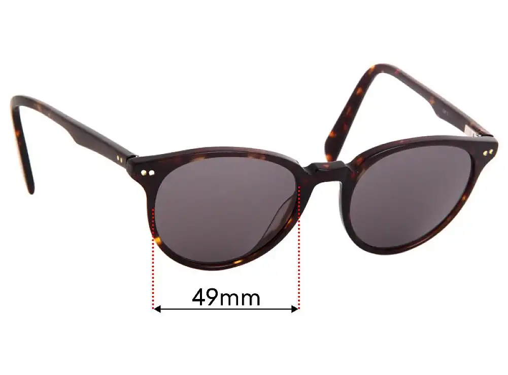 Sunglass Fix Lentes de Repuesto para Kylie Minogue Sun Rx 01 - 49mm Wide Sunglass Fix Lentes de Repuesto para Kylie Minogue Sun Rx 01 - 49mm Wide