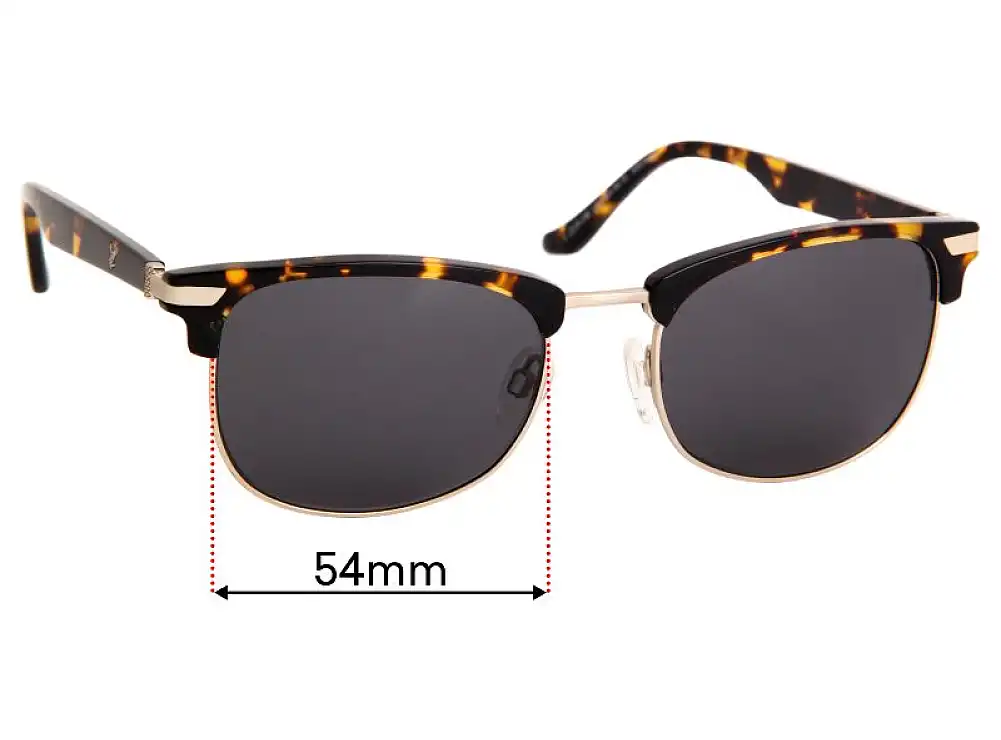 Sunglass Fix Lentes de Repuesto para Lyle & Scott L&S Sun Rx 01 - 54mm Wide Sunglass Fix Lentes de Repuesto para Lyle & Scott L&S Sun Rx 01 - 54mm Wide