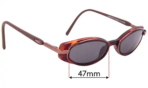 Sunglass Fix Lentes de Repuesto para Maui Jim MJ124 Hana - 47mm Wide Maui Jim MJ124 Hana Lentes de Repuesto 47mm wide