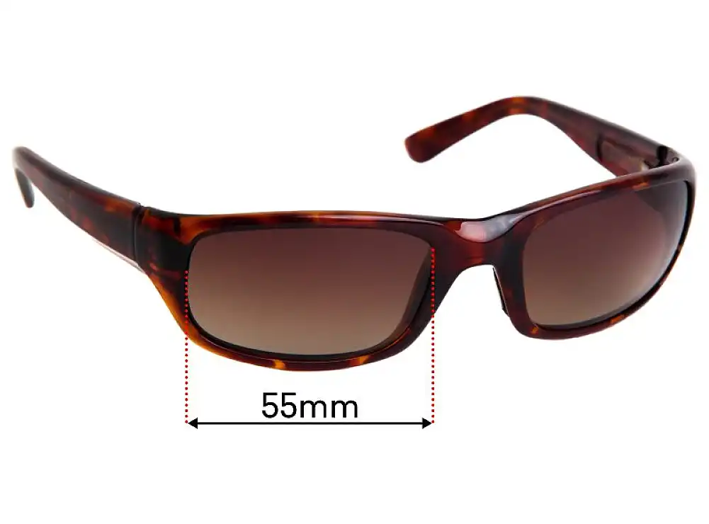 Sunglass Fix Lentes de Repuesto para Maui Jim MJ103 Stingray - 55mm Wide Sunglass Fix Lentes de Repuesto para Maui Jim MJ103 Stingray - 55mm Wide