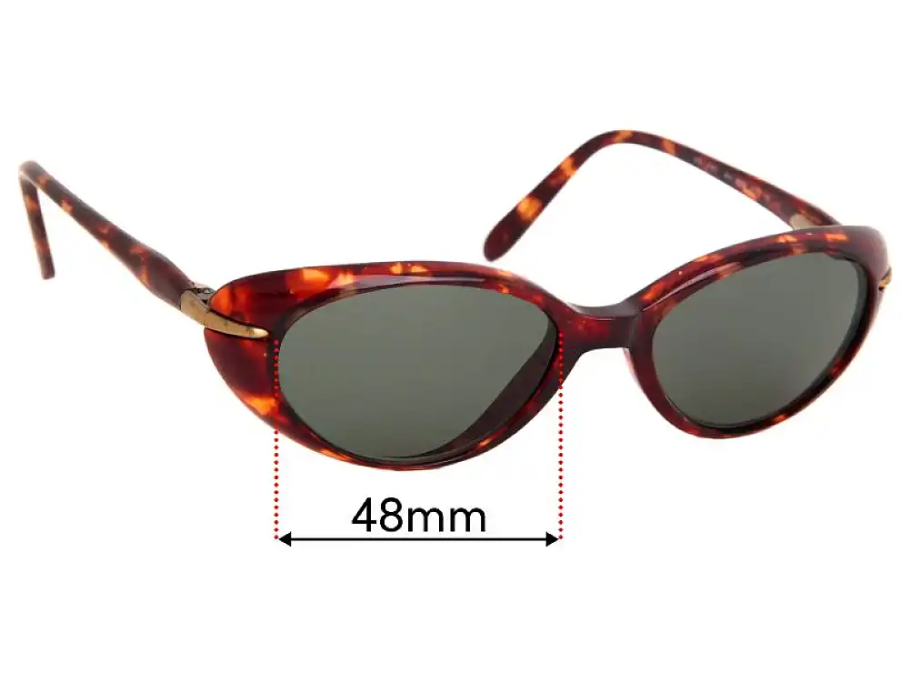Sunglass Fix Lentes de Repuesto para Maui Jim MJ147 Cabana - 48mm Wide Sunglass Fix Lentes de Repuesto para Maui Jim MJ147 Cabana - 48mm Wide