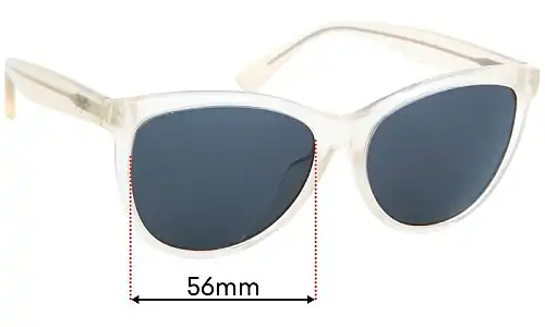 Sunglass Fix Lentes de Repuesto para Maui Jim MJ833 Glory Glory - 56mm Wide Maui Jim MJ833 Glory Glory Lentes de Repuesto 56mm wide