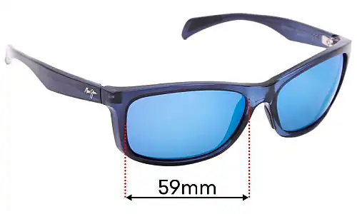 Sunglass Fix Lentes de Repuesto para Maui Jim MJ785 Puhi - 59mm Wide Sunglass Fix Lentes de Repuesto para Maui Jim MJ785 Puhi - 59mm Wide