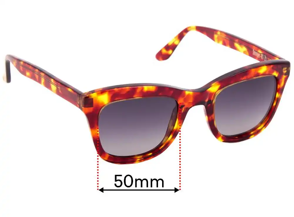 Sunglass Fix Lentes de Repuesto para Nick Campbell Stringer - 50mm Wide Sunglass Fix Lentes de Repuesto para Nick Campbell Stringer - 50mm Wide