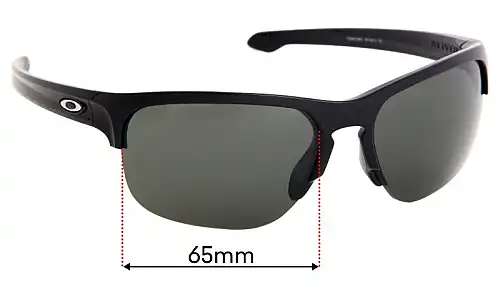 Sunglass Fix Lentes de Repuesto para Oakley Sliver Edge OO9413 - 65mm Wide Oakley Sliver Edge OO9413 Lentes de Repuesto 65mm wide