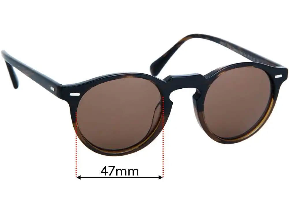 Sunglass Fix Lentes de Repuesto para Oliver Peoples OV5217S Gregory Peck - 47mm Wide Sunglass Fix Lentes de Repuesto para Oliver Peoples OV5217S Gregory Peck - 47mm Wide