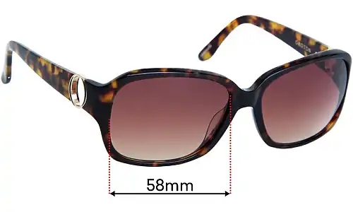 Sunglass Fix Lentes de Repuesto para Oroton Jade - 58mm Wide Oroton Jade Lentes de Repuesto 58mm wide