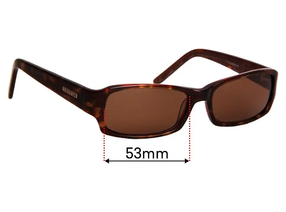 Sunglass Fix Lentes de Repuesto para Oroton Pacific - 53mm Wide Sunglass Fix Lentes de Repuesto para Oroton Pacific - 53mm Wide