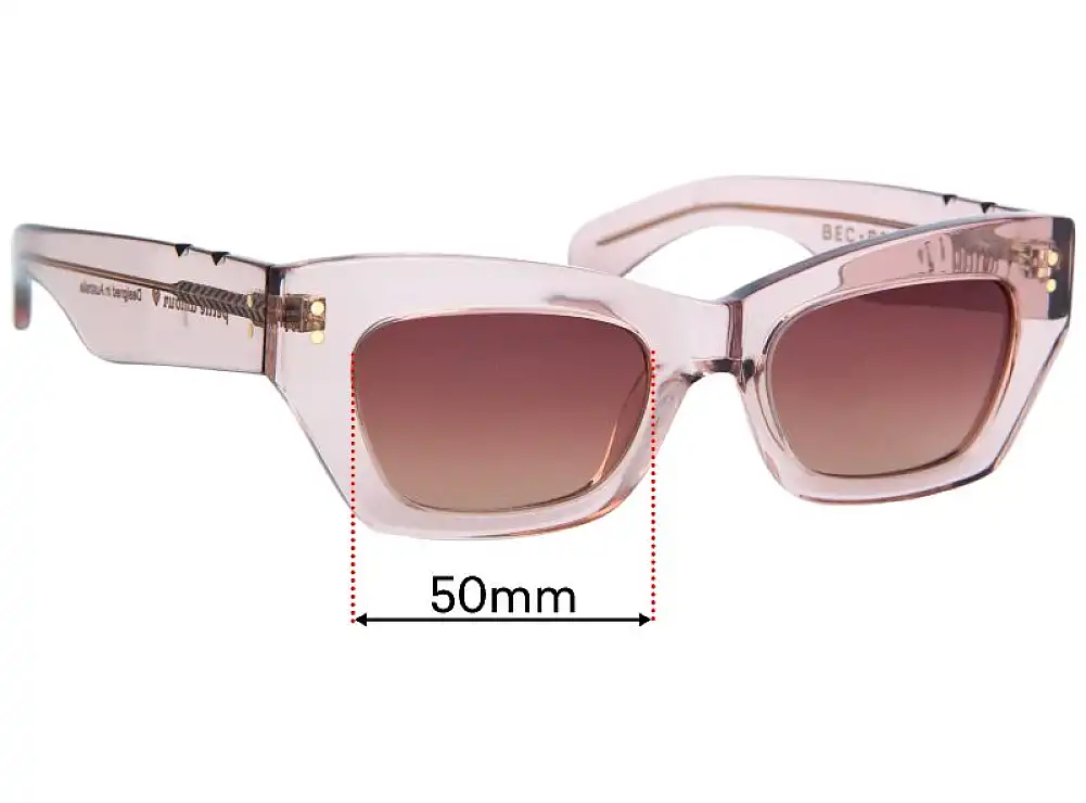 Sunglass Fix Lentes de Repuesto para Pared Bec + Bridge Petite Amour - 50mm Wide Sunglass Fix Lentes de Repuesto para Pared Bec + Bridge Petite Amour - 50mm Wide