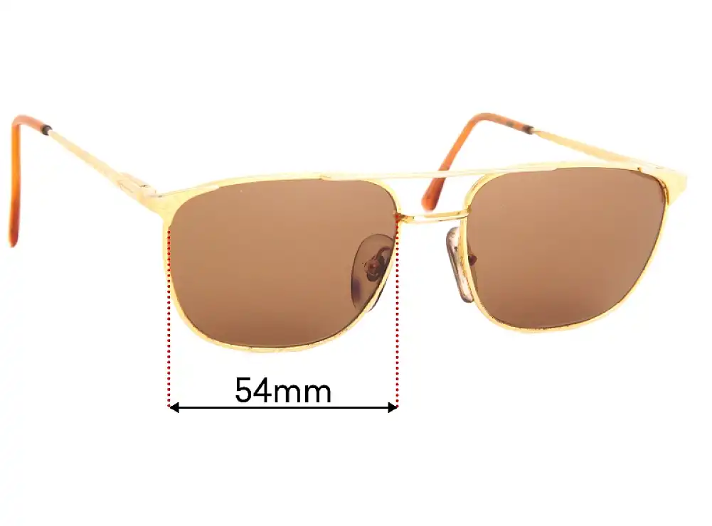 Sunglass Fix Lentes de Repuesto para Persol Ratti PM502 - 54mm Wide Sunglass Fix Lentes de Repuesto para Persol Ratti PM502 - 54mm Wide