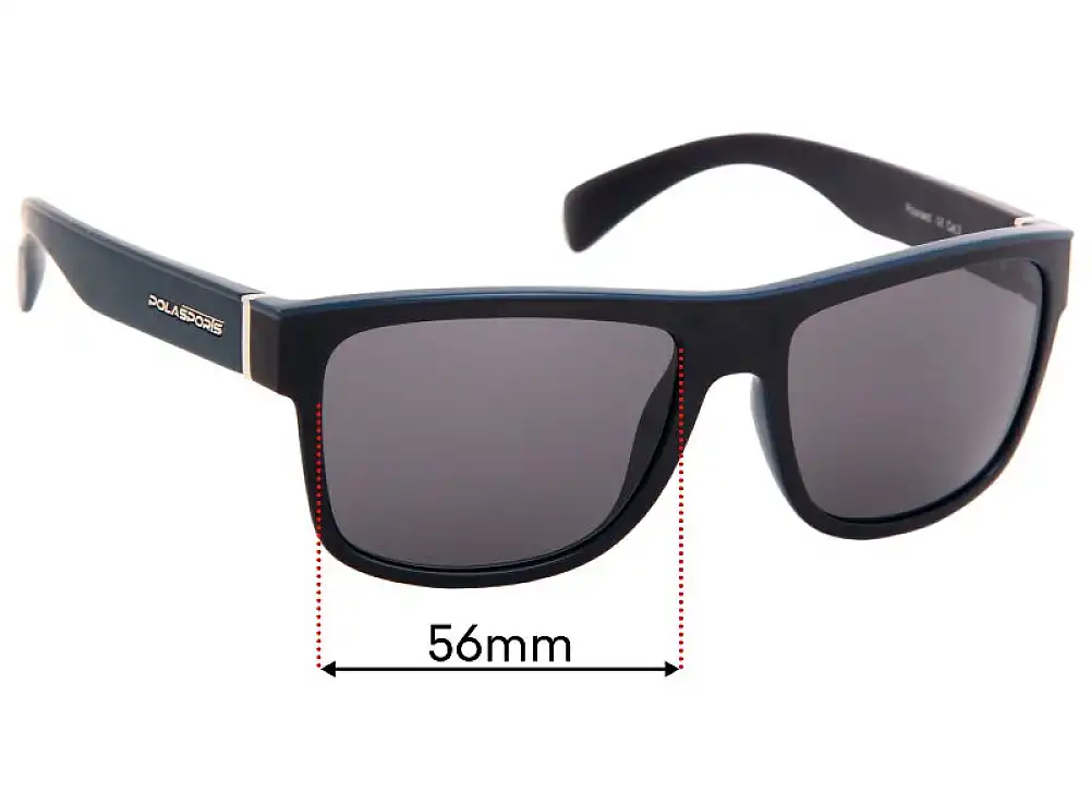 Sunglass Fix Lentes de Repuesto para Polasports Mobster - 56mm Wide Sunglass Fix Lentes de Repuesto para Polasports Mobster - 56mm Wide