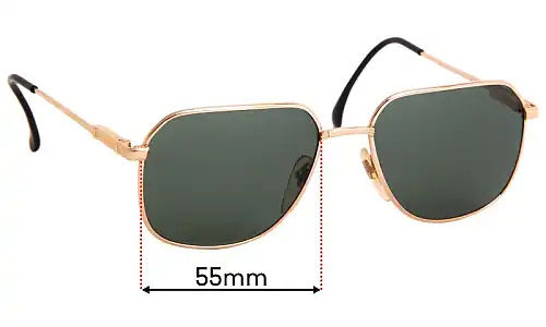 Sunglass Fix Lentes de Repuesto para Pole Optik MOD 9436 - 55mm Wide Sunglass Fix Lentes de Repuesto para Pole Optik MOD 9436 - 55mm Wide